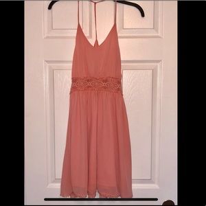 Peach dress